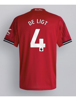 Manchester United Matthijs de Ligt #4 Replika Hemmakläder 2025-26 Kortärmad